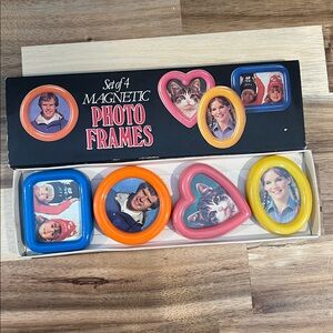 80s magnetic photo frames